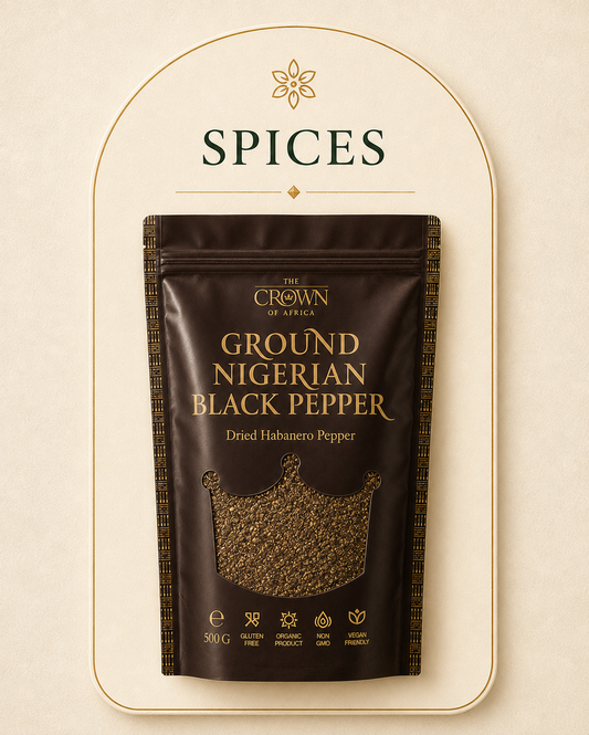 Ground Nigerian Black Pepper